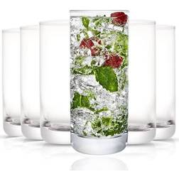 Joyjolt Faye 12-pc. Crystal Highball Drinking Glass