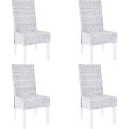 vidaXL Kubu Rattan Kitchen Chair 36.6" 4