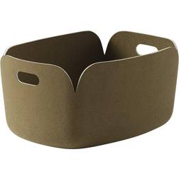 Muuto Restore Basket Brown Green Korb