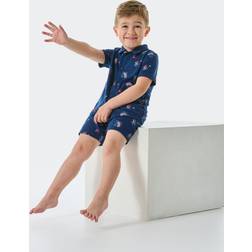 Schiesser Shorty Pyjama kurz dunkelblau