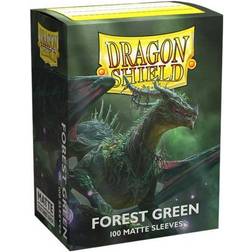 Arcane Tinmen Dragon Shield Sleeves: Matte Forest Green 100