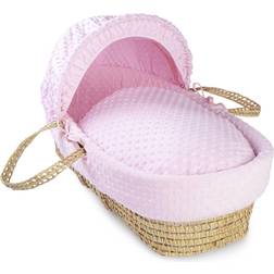 Clair De Lune Dimple Palm Moses Basket Pink