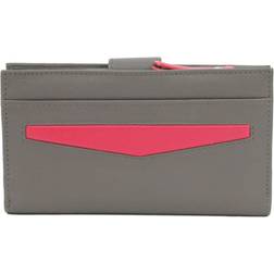 Eastern Counties Leather Grey/Pink Hayley Purse