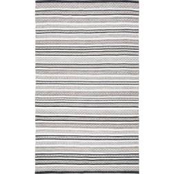 Safavieh Striped Kilim STK102Z White, Black 48x72"