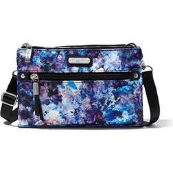 Baggallini Women's Subway Small Crossbody Black Opal- Polyester Black Opal- Polyester