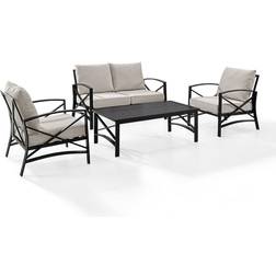 Crosley Furniture Kaplan Collection Outdoor Lounge Set