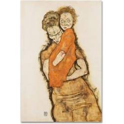 Trademark Fine Art 'Mother & Child' Print on Framed Art