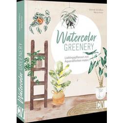 Watercolor greenery Poster