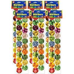 Hygloss Die-Cut Border, 3 x 216, Fruits And Veggies HYG33631-6 Quill