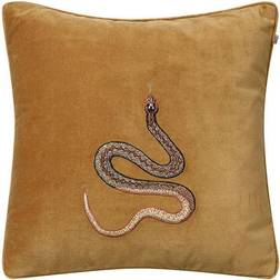 Chhatwal & Jonsson Embroidered Cobra Cushion Cover Yellow (50x50)