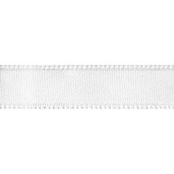 White Single Face Satin Ribbon 1-1/2"X12'