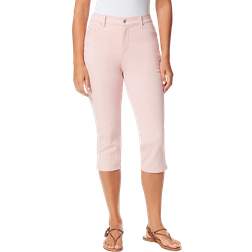 Gloria Vanderbilt Amanda Capri Jeans - Ribbon Pink