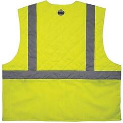 Ergodyne Chill-Its 6668 Hi-Vis Safety Cooling Vest, X-Large, Lime