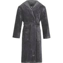 Bugatti Roberto Men's Bathrobe With Hood - Graphite