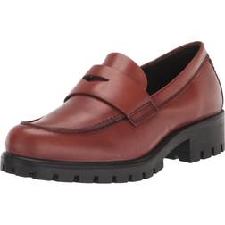 ecco Women's Modtray Loafer Leather Cognac