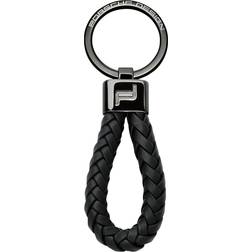 Porsche Design Keyring Leather Cord - black