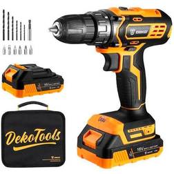 Deko Tools, Bohrmaschine Akkuschrauber, Cordless Drill DKCD16XL01-B5S2 16V