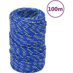 vidaXL Boat Rope Blue 2 mm 100 m Polypropylene