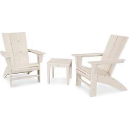 Polywood Modern Adirondack Outdoor Lounge Set