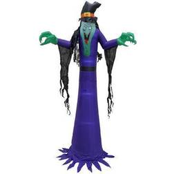 National Tree Company Holiday Lighting Purple Purple 12' Witch Inflatable Lawn Decor