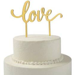 Fun Express Acrylic Love Topper Cake Decoration