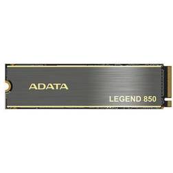 Adata LEGEND 850 Internal SSD 512GB M.2 2280 PCIe Gen4x4 PS5 Compatible Grey