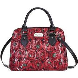 CONV-RMTD Rennie Mackintosh Rose and Teardrop Convertible Top Handle Purse Handbag