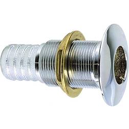 Perko 1" thru-hull fitting f/ hose chrome plated b