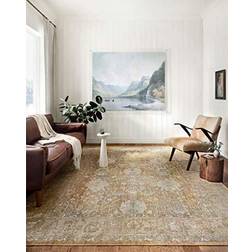 Area Rug Chris Loves Yellow, Gold, Brown, Beige, White