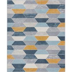 Well Woven Mystic Maddox Gold, Gray, Blue, White