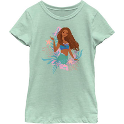 Disney Girl The Little Mermaid Ariel Wave Graphic Tee Mint