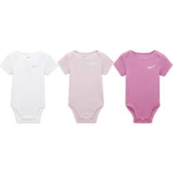 Nike Infant Girls' Jersey Onesie Pack, 0-3M, Pink Foam