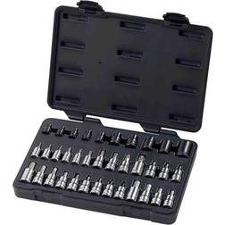 GearWrench 1/4 Drive SAE/Metric Hex, E-Torx & Torx 36-Piece Socket Bit