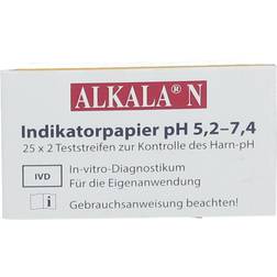 Alkala N pH-Indikatorpapier 2x25 St Test