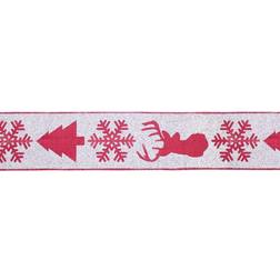 Melrose Decorative Holiday Ribbon 2 Rolls Red