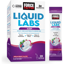 Force Factor Liquid Labs Sleep Night Time Drink Mix Dream Berry 20 Stick
