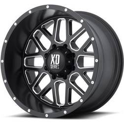 XD Wheels Grenade XD820, 20x9 with 6x120 Bolt Pattern - Satin Black XD82029077918