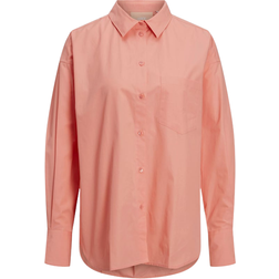 JJXX Jamie Relaxed Poplin Shirt - Pink/Coral Haze