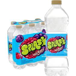 Splash Flavored Water Beverage, Wild Berry Flavor, 16.9