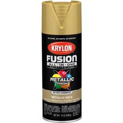 Krylon Fusion All-In-One Spray Paint Metallic Gold 12 oz