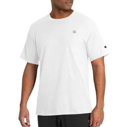 Champion Men's Big & Tall Crew Neck Short Sleeve T-shirt - White