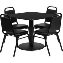 Flash Furniture RSRB1009-GG 36" Square Dining Set 2