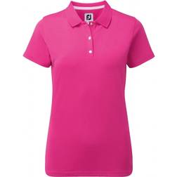 FootJoy Stretch Pique Solid Polo Shirt - Hot Pink