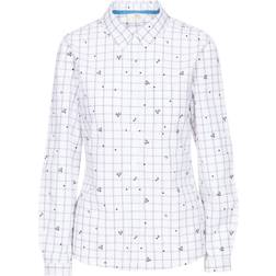 Trespass Zova Women's Checked Shirt - White