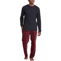 Hanes Men’s X Temp Sleep Set - Black/Red Plaid