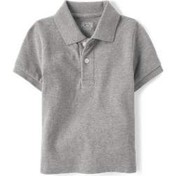 The Children's Place Baby &Toddler Boys Uniform Pique Polo - Smokeb10