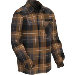 Mascot Customized Flannel Shirt - Brown Check