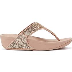 Fitflop Lulu Glitter Toe-Post - Platino