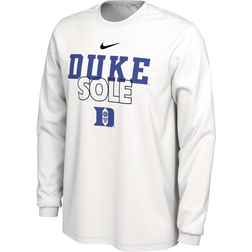 Nike Men's Duke Blue Devils On Court Long Sleeve T-shirt - White