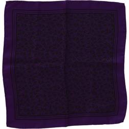 Dolce & Gabbana Square Handkerchief Men's Scarf - Purple